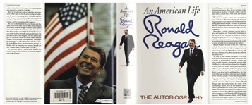 Ronald Reagan Signed First Edition of His Autobiography ''An American Life''